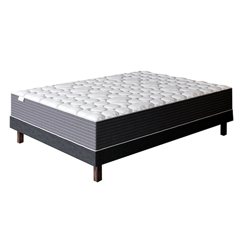 Ensemble matelas ressorts ensachés + sommier 180x200cm Spring Plus Hbedding - Mousse haute densité et ressorts ensachés