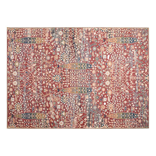 Tapis imprimé numérique rouge 120x170cm - Jacob