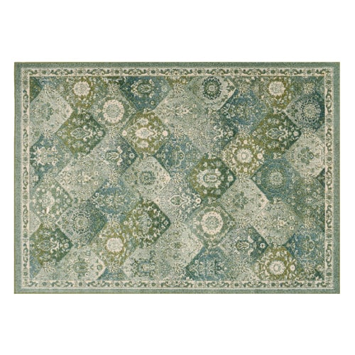 Tapis vintage Vert 120x170cm - Collection Rhys