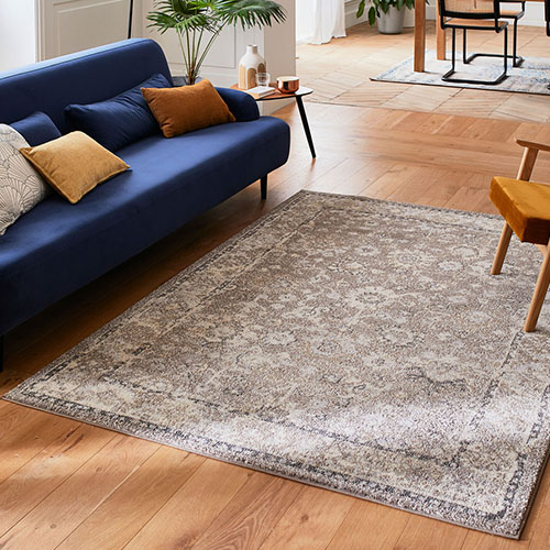 Tapis vintage Beige 160x230cm - Collection Rhys