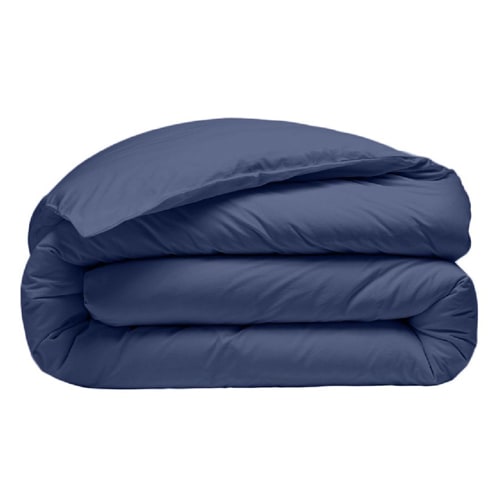 Drap housse 100% lin - Bonnet 30cm - 140x190cm - Bleu cobalt