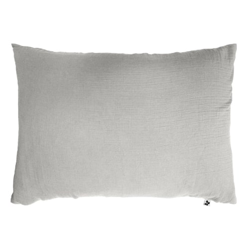 LOT DE 2 TAIES D'OREILLER 50X70CM 100% GAZE DE COTON NUAGE