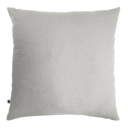 LOT DE 2 TAIES D'OREILLER 60X60CM 100% GAZE DE COTON NUAGE