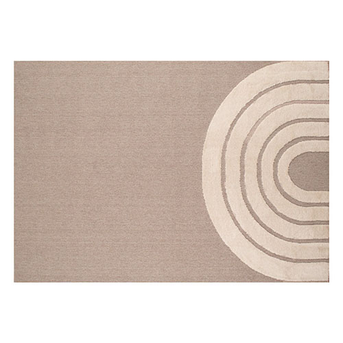 Tapis enfant arc-en-ciel beige 160x230 cm - Rainbow