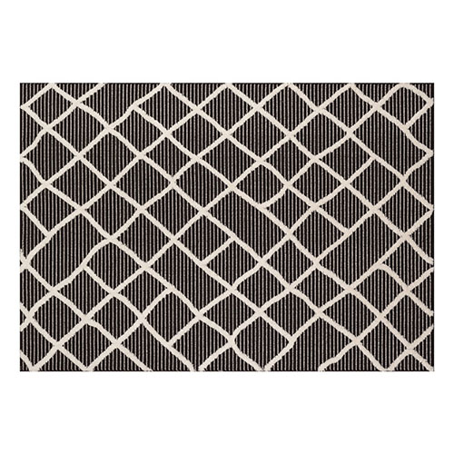 Tapis berbère noir 160x230 cm- Mila