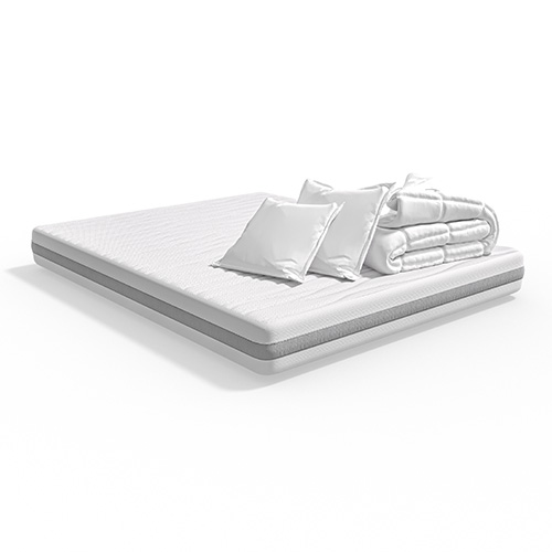 Matelas mousse 160x200 + couette + 2 oreillers - Clean Confort