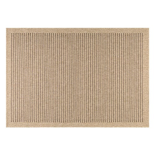 Tapis aspect Jute marron 160x230 - Calie