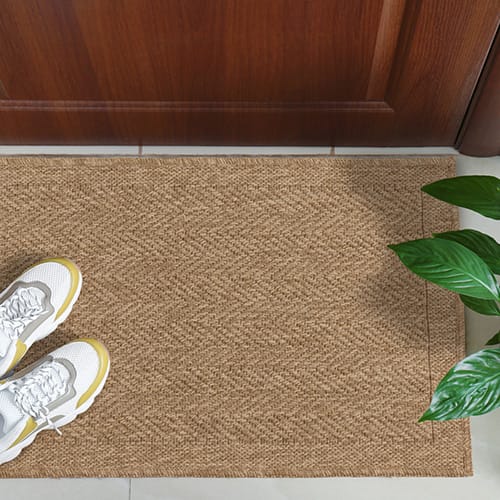 Tapis aspect Jute à motifs 80x150 - Effie