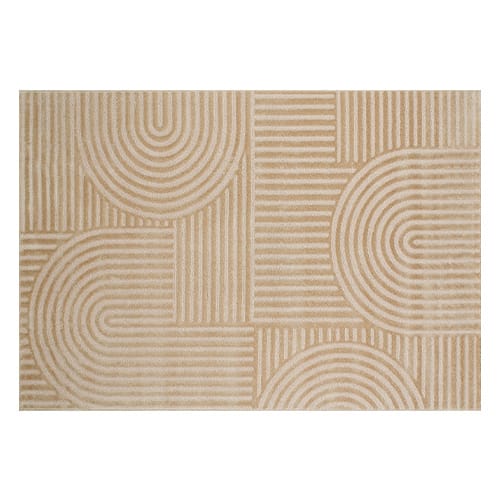 Tapis relief Beige 160x230 - Dora