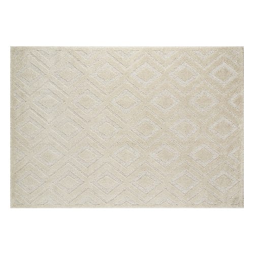 Tapis relief crème160x230 - Aurora