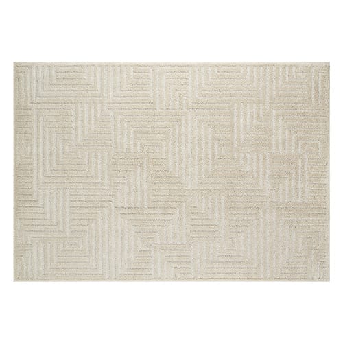 Tapis relief crème 200x290 - Ana