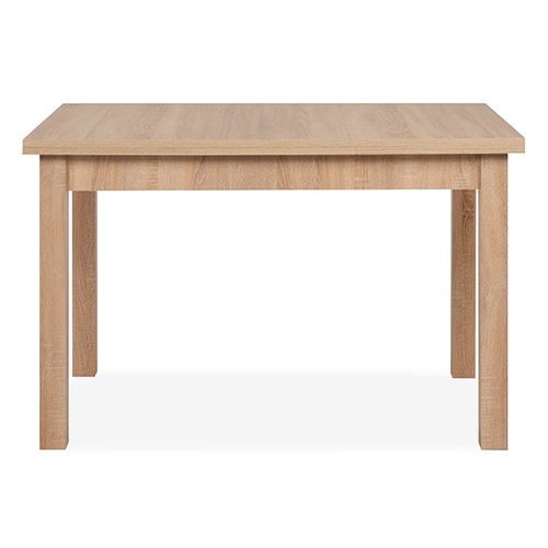 Table à manger extensible 6 à 8 personnes effet chêne 120/200 cm - Louca