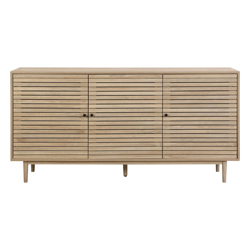 Buffet 3 portes couleur chêne 160 cm - Tivoli