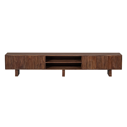 Meuble TV en bois de manguier 240cm - Lavish