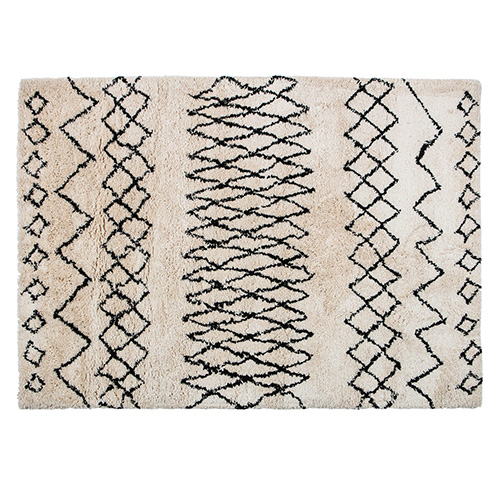 Tapis style berbère écru 160x230 cm - Nando