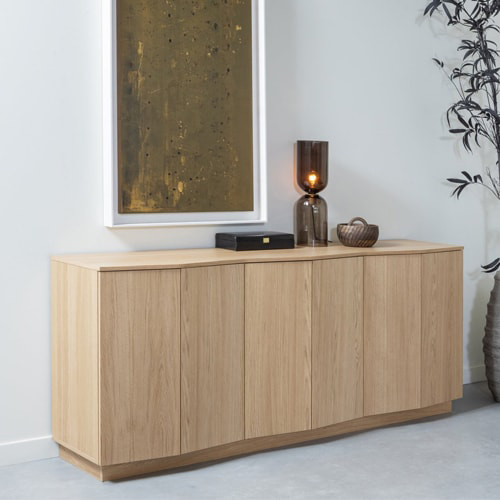 Buffet 6 portes en bois FSC 200 cm - Zuma