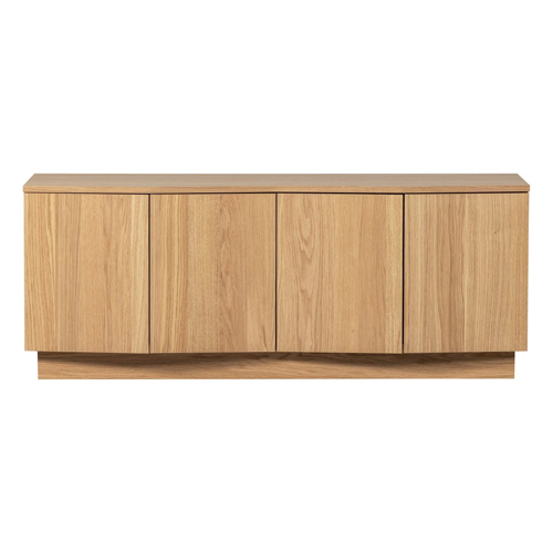 Meuble TV 4 portes en bois FSC 133 cm - Zuma