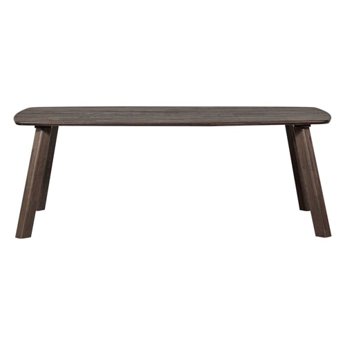 Table à manger ovale en bois brun FSC 220 cm - Tablo