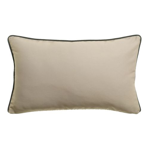 Coussin d'extérieur beige galet 30 x 50 cm - Alga