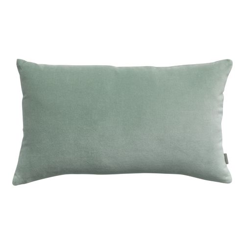 Coussin en velours vert opaline 30 x 50 cm - Elise