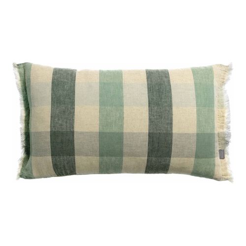 Coussin à imprimé vert thym 45 x 45 cm - Kate