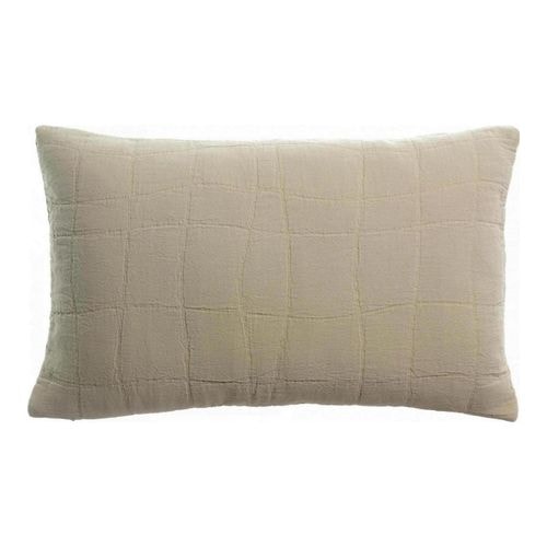 Coussin en coton lin écru 30 x 50 cm - Titou