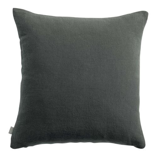 Coussin lin et coton gris tonnerre 45 x 45 cm - Zeff