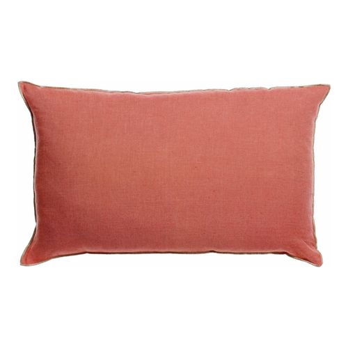 Coussin en lin pêche orange 40 x 65 cm - Zeff Celeste