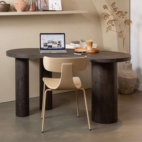Bureau ou table d’appoint en MDF finition papier 3D - Maan