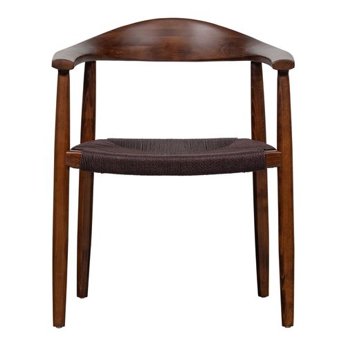 Chaise de salle à manger en hêtre avec assise tressée - Embrace