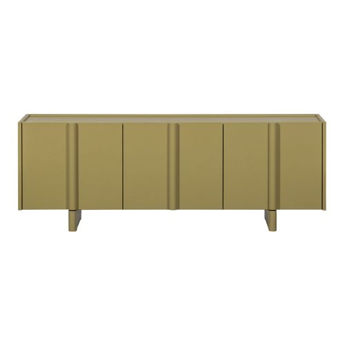 Meuble TV pin vert olive FSC 152 cm - Basu