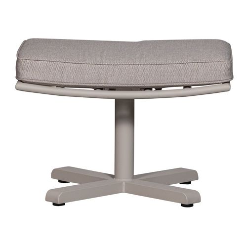 Pouf d’extérieur aluminium & coussin déperlant - Coosa