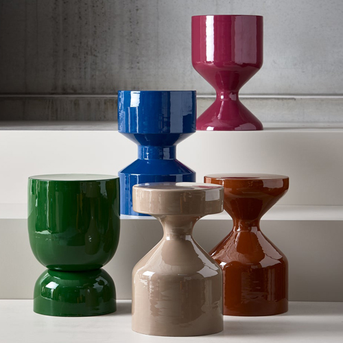 Table d’appoint en métal brillant – série Sensational Seventies – 30 cm - Floyd