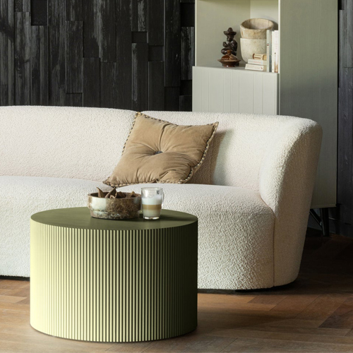 Table d’appoint ronde en tôle emboutie – Ø 60 cm - Sanne