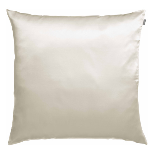 Lot de 2 Taies d'oreiller en soie blanc 65 x 65 cm - Ashley