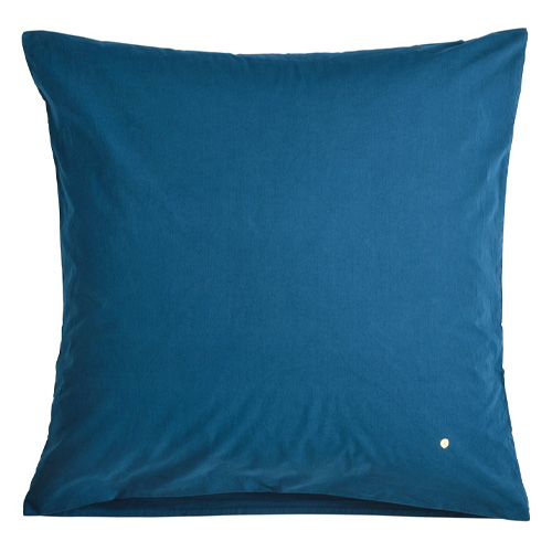 Lot de 2 Taies d'oreiller en coton bio bleu 65 x 65 cm - Celeste