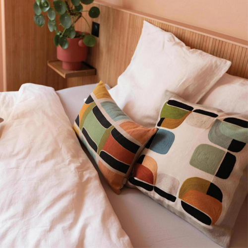 Housse de couette en chanvre Blanche 240 x 220 cm - Kala