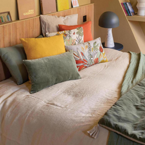Housse de couette en chanvre ecru 240 x 220 cm - Kala