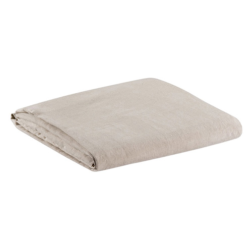 Drap housse en lin Naturel 160 x 200cm - Zeff