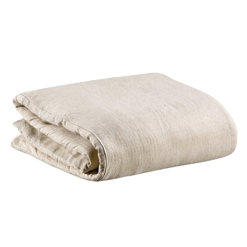 Housse de couette en lin Naturel 240 x 220 cm - Zeff