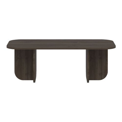 Table basse rectangulaire effet Noyer 120 cm - Ivy