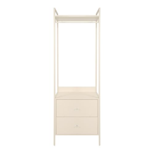 Vestiaire 2 tiroirs beige 64 cm - Veska