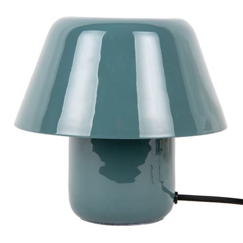 Lampe à poser en métal bleu jean - Afan