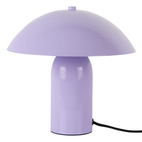 Lampe à poser champignon en métal lilas - Asuto