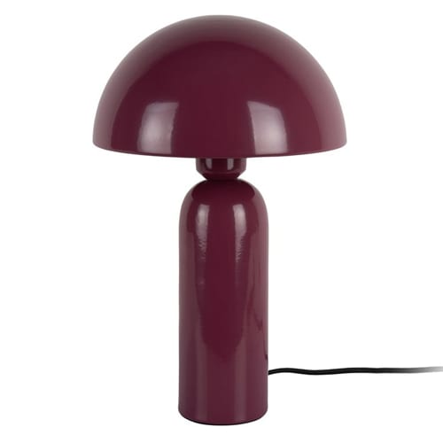 Lampe à poser en métal aubergigne - Atrayente