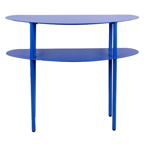 Console en métal bleu électrique - Cool Retro