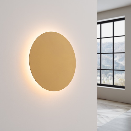 Applique murale ronde doré LED 3000K - Borgen