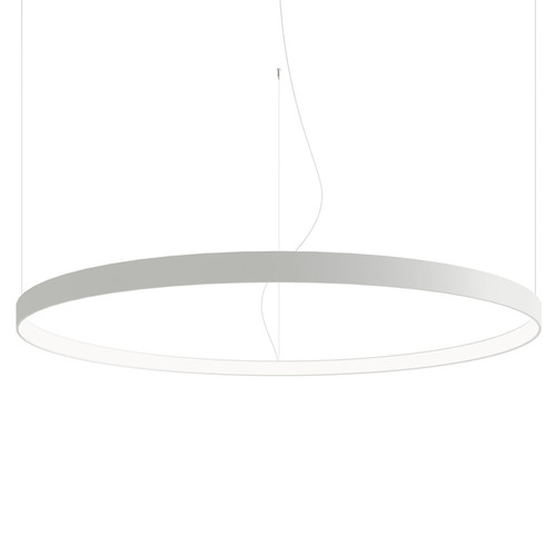 Suspension ronde Blanche à Led 110 cm - 4000K - Rio