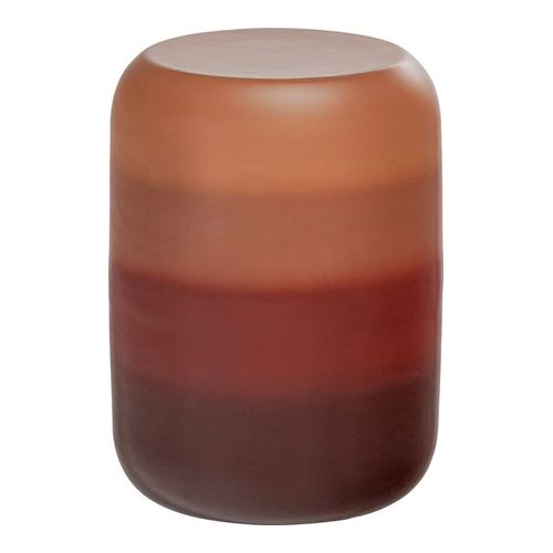 Table d'appoint cylindrique en métal dégradé multicolore Ø36 cm - Nuro