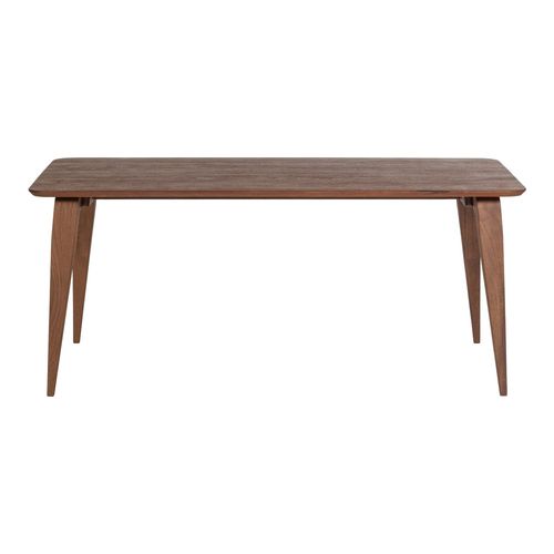 Table à manger rectangulaire en bois de manguier brun 180 cm - Ato